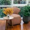 20 Pcs Artificial Outdoor Mums Flowers UV Resistant Fake Fall Plants Orange Faux Shrubs for Porch, Garden, Patio, Window Box, Home Outdoor and Indoor Decor